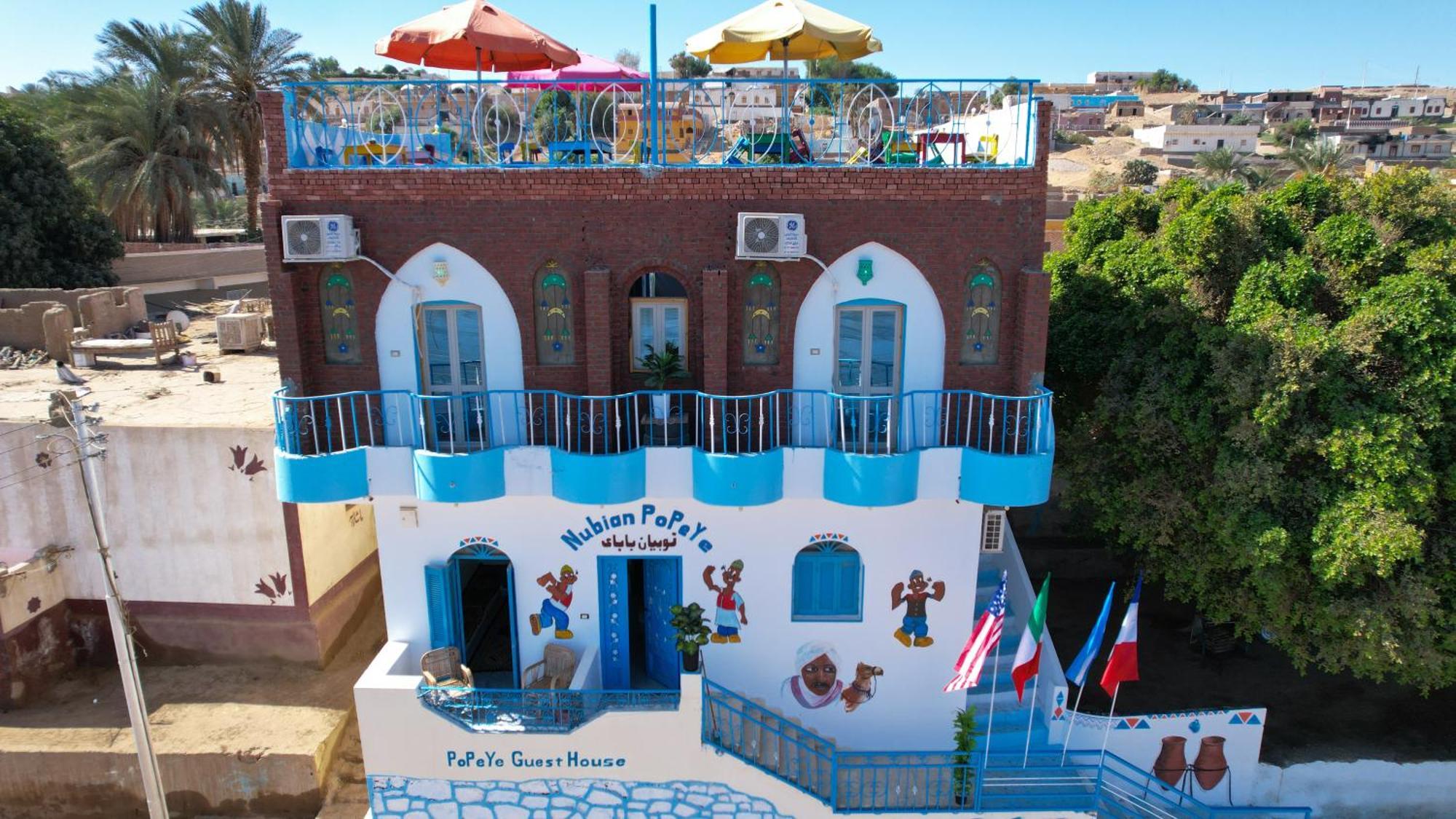 Nubian Popeye - Roof Top - Nile View Aswan Zewnętrze zdjęcie