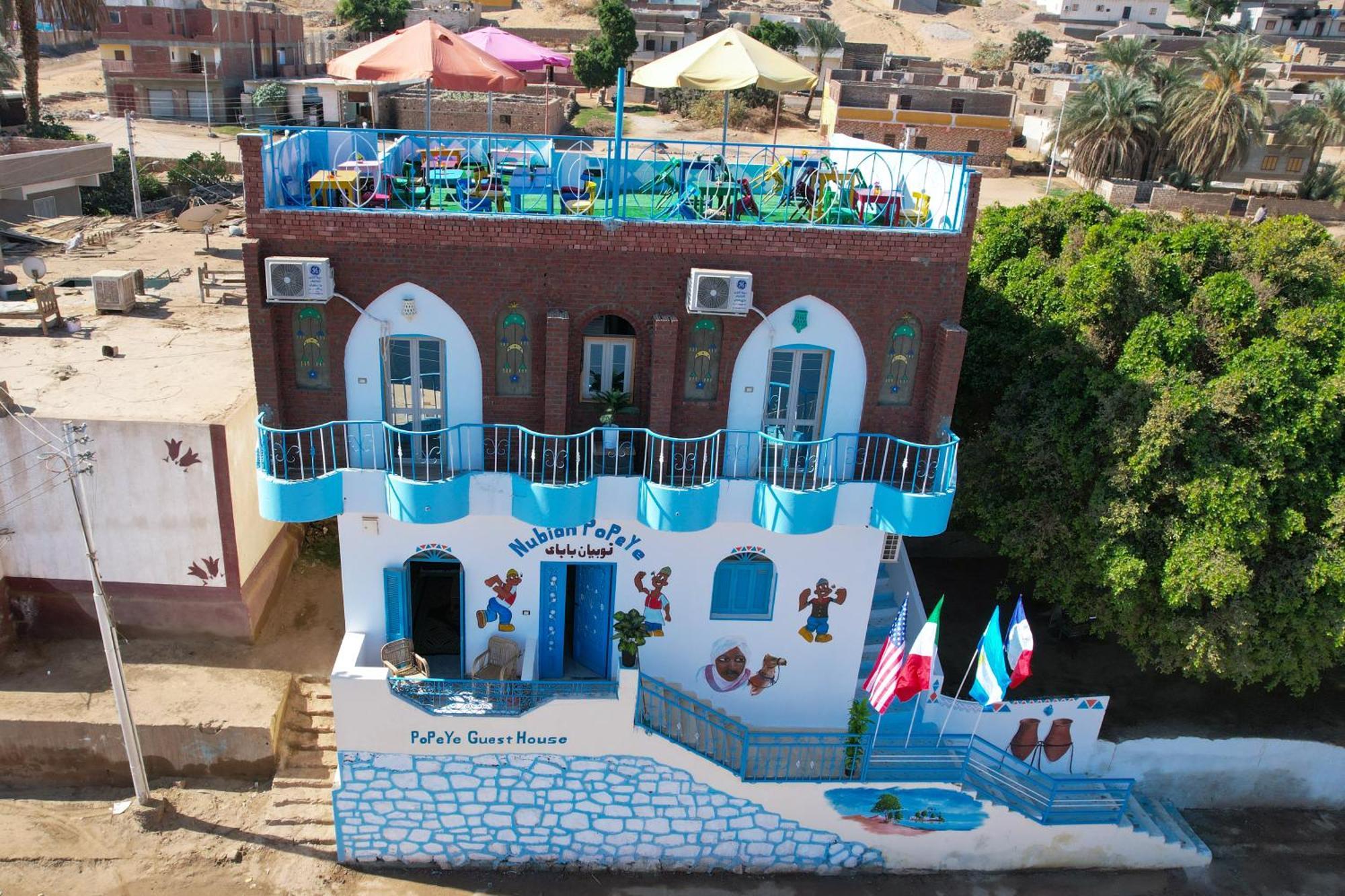 Nubian Popeye - Roof Top - Nile View Aswan Zewnętrze zdjęcie